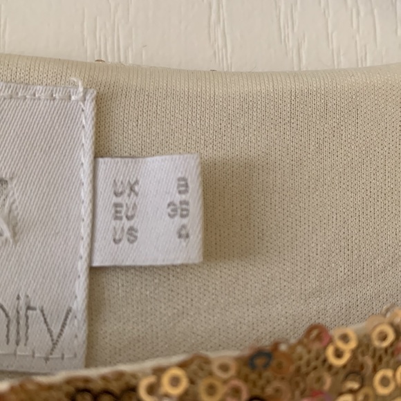 ASOS gold and tulle maternity dress - Picture 5 of 6